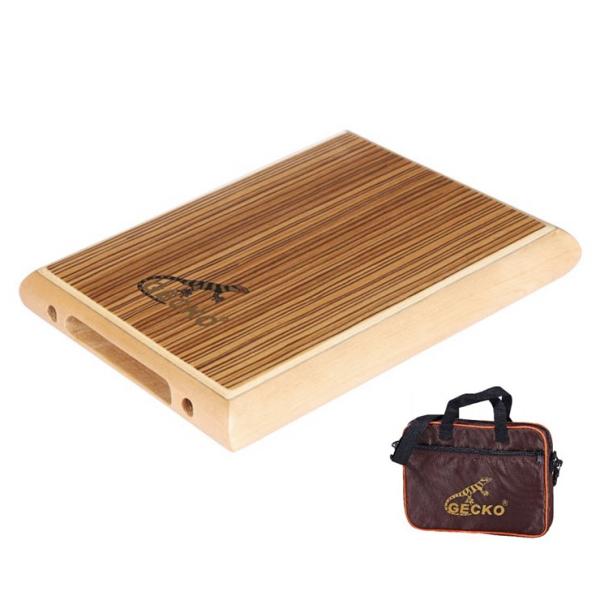 新品トラベル カホン GECKO CAJON PAD-2 キャリングバッグ付き メーカー直送) GECKO カホン フラットパッド ショルダーケース付