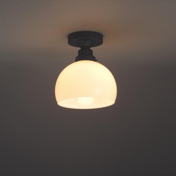 後藤照明 鉄鉢硝子 大正ロマン 昭和 レトロ 小型シーリングライト 白熱