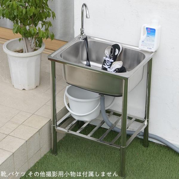 メーカー直送) 深型ステンレス流し台 TAN-3026 ガーデンシンク