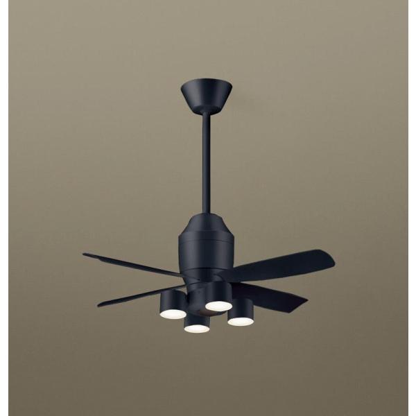 Panasonic（パナソニック） シーリングファン ブラック LED(電球色