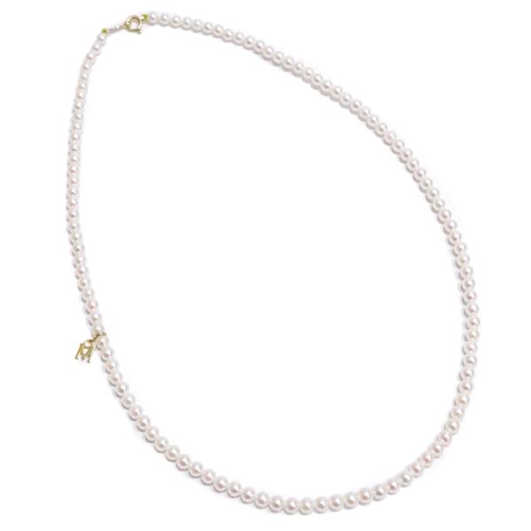 K18 ミキモト チャーム M トップ 未使用品 MIKIMOTO - 美品 現行リボンクラスプ Mチャーム ミキモト パール