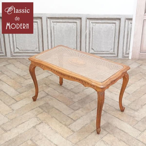 フランス アンティーク 家具 テーブル コーヒーテーブル オーク 1930