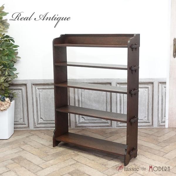 イギリスアンティーク家具　ラック　棚 イギリス アンティーク 家具 ブックシェルフ マガジンラック 本棚