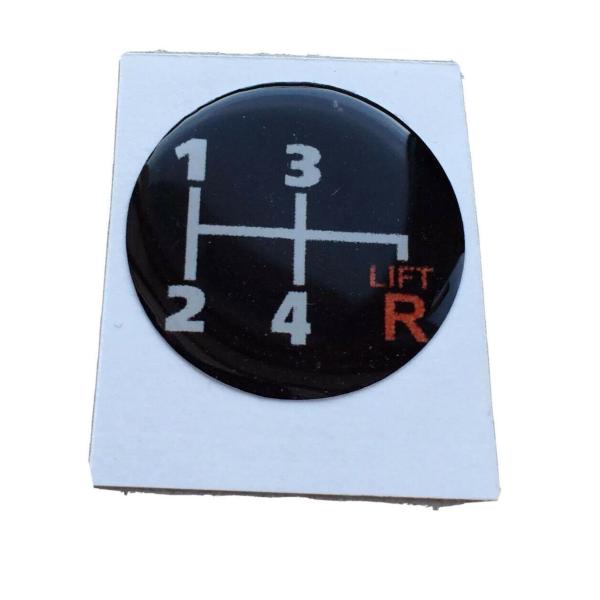 ローバーミニ ※22mm シフトノブ用 ステッカー シフトパターン kenz