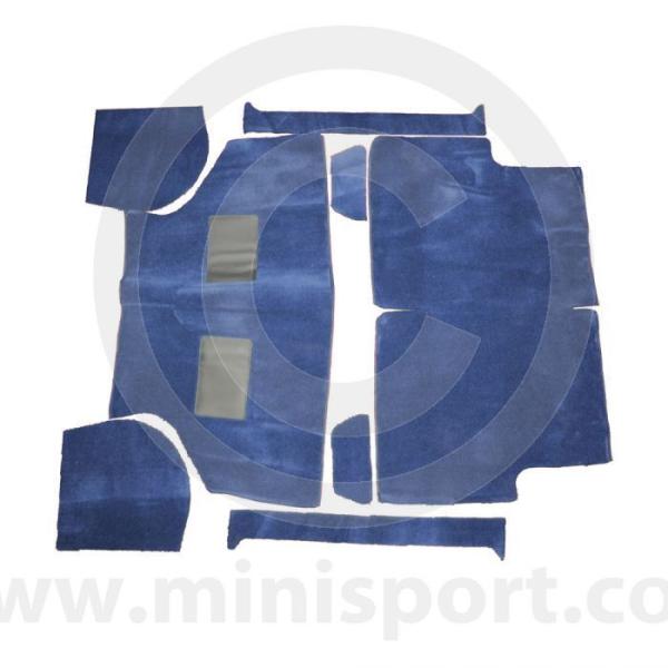 ローバーミニ フロアマット カーペット MOT1005 青 kenz : クラシック