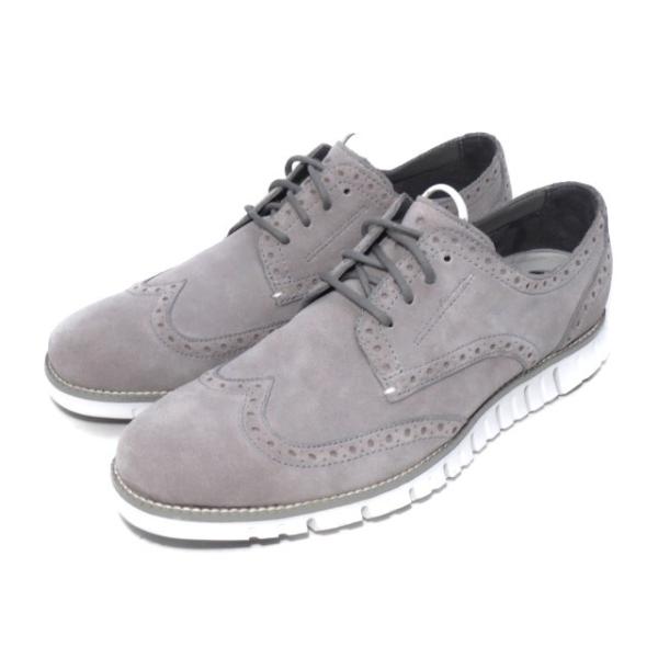 ☆極美品☆COLE HAAN ウィングチップ ゴルフシューズ グレー8B 10000348_6.jpg