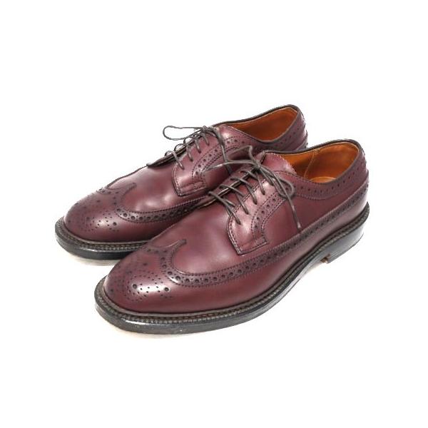 【美品】オールデン別注 ウィングチップブーツ 黒 良品 ALDEN オールデン ウイングチップ 97742 TASSELS別注