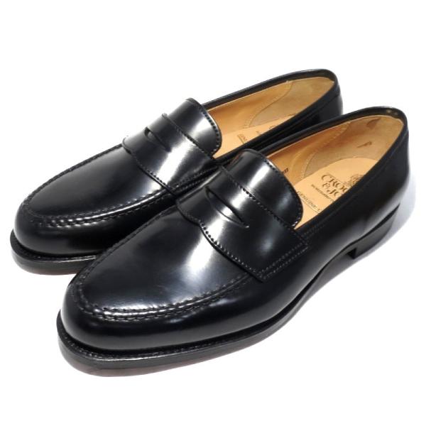 【新品未使用】Crockett & Jones ブラックコードバン　7 1/2 Crockett&Jones - 【極美】クロケット＆ジョーンズ コードバン