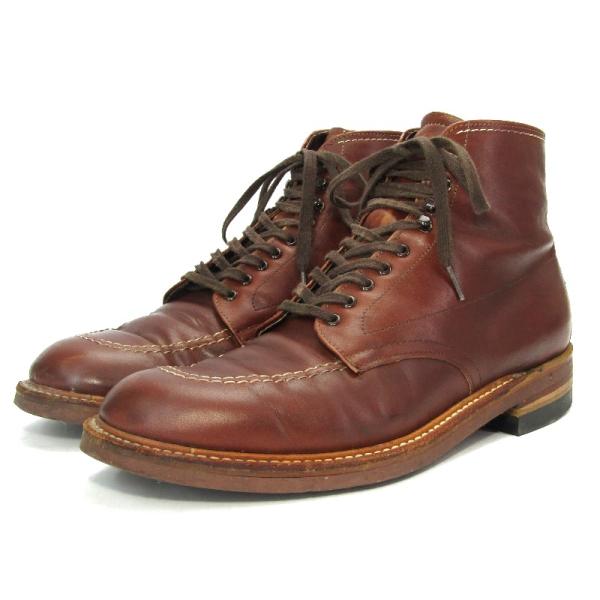 9D 箱付 美品】Alden オールデン 405 インディーブーツ ブラウン 
