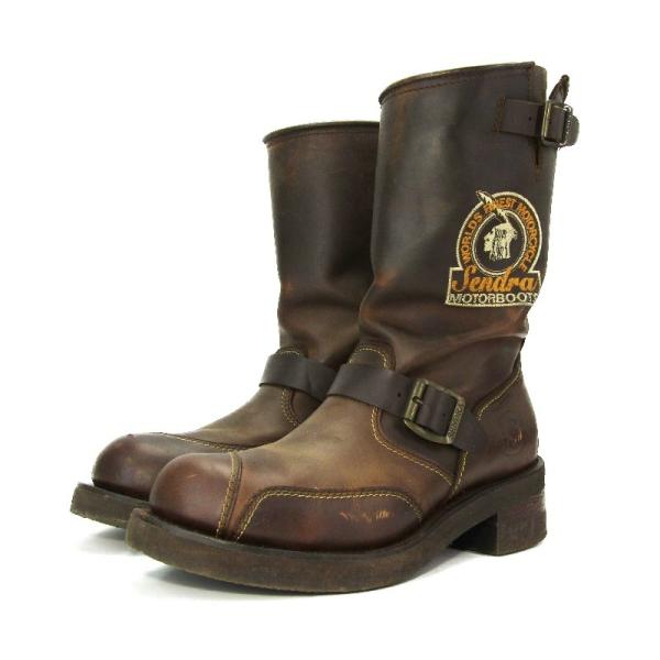 ✨美品✨センドラ SENDRA エンジニアブーツ【26.5】ブラック 3565 SENDRA センドラ エンジニアブーツ 3565 STEEL スチールトゥ