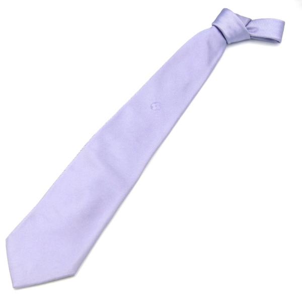 美品　LOUIS VUITTON パープル ロゴライン ネクタイ イタリア製 ルイ ヴィトン Louis Vuitton Louis Vuitton ルイヴィトン