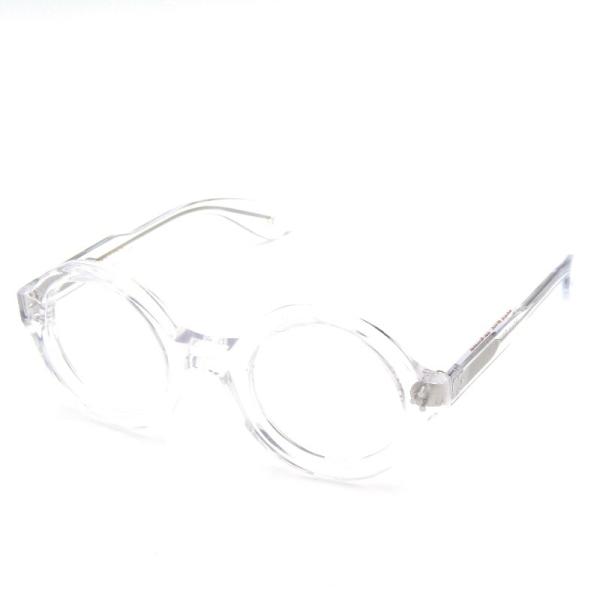 【 Lesca / 正規品 】眼鏡 サングラス ブラック 丸眼鏡 ラウンド Lesca ラウンド 眼鏡フレーム 通販 - FARFETCH