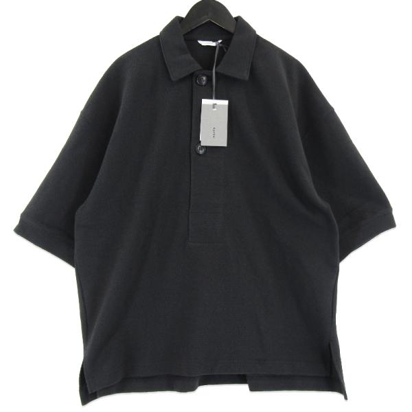 未使用 kontor コントール 空紡糸オーバーサイズニットポロ KON