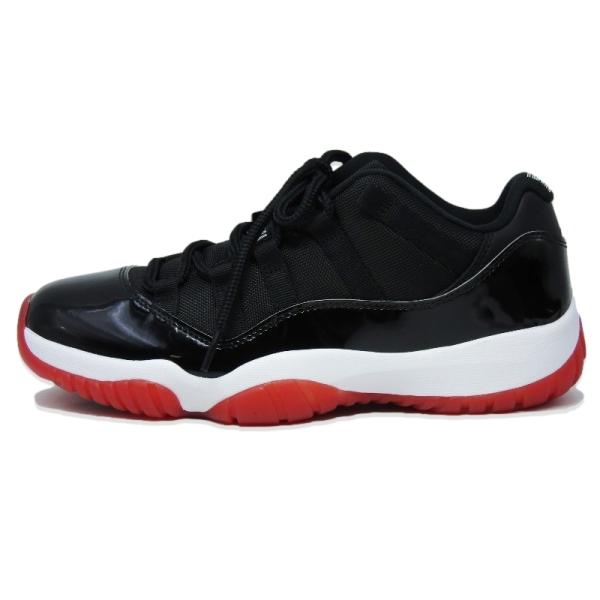未使用 NIKE ナイキ 27cm AIR JORDAN 11 RETRO LOW FV5104-006 エアジョーダン 11 レトロ ロー ブレッド BRED ブラック 黒 18001886