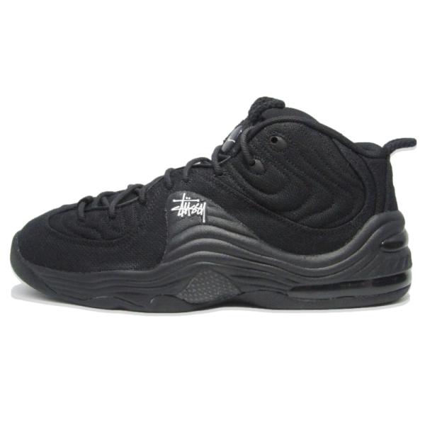 未使用 NIKE × Stussy ナイキ 30cm AIR PENNY 2 SP DQ5674-001 エア ペニー 2 スペシャル ステューシー BLACK/WHITE-BLACK 18002056
