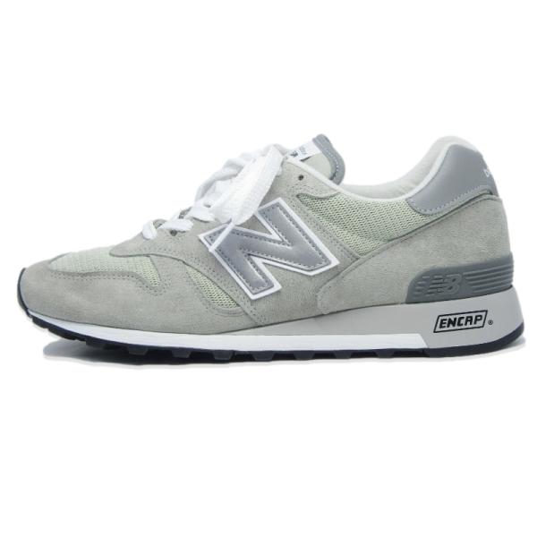 New Balance ニューバランス 26.5cm U1300GY MADE IN USA スエード メッシュ ランニングシューズ ENCAP グレー 18002080