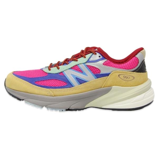 未使用 Action Bronson × New Balance ニューバランス 27.5cm U990AT6 Amazonia アクションブロンソン HI-PINK/ROYAL BLUE 18002083