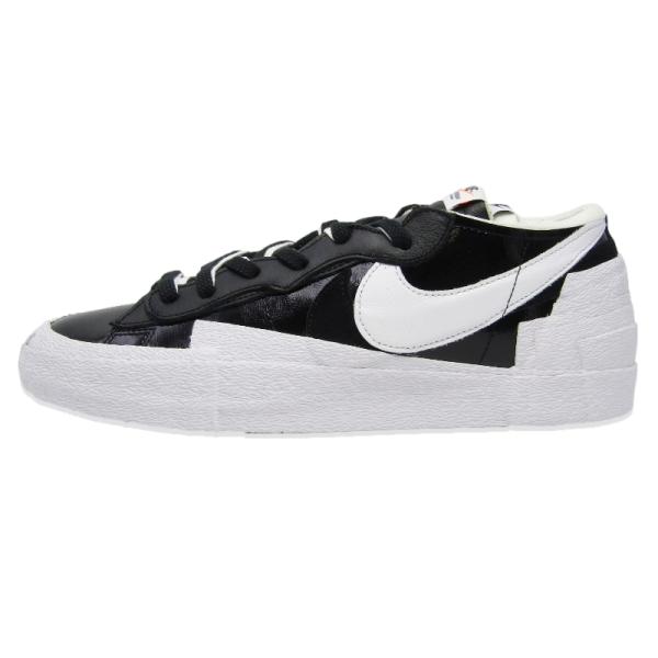 未使用 NIKE × sacai ナイキ 30cm BLAZER LOW DM6443-001 2021年製 サカイ ブレーザー ローカット BLACK/WHITE 18002107