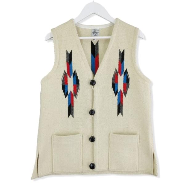 ジャンク品 オルテガ ベスト オルテガ(ORTEGA'S) CHIMAYO VEST LONG SELINA BLUE【40