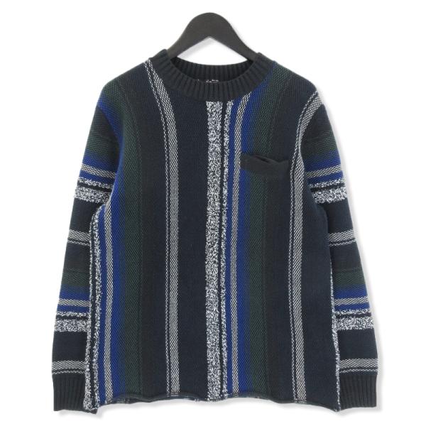 【毎日値下】sacai ノルディックセーターネックアーマー付き 20aw 毎日値下】sacai ノルディックセーターネックアーマー付き 20aw
