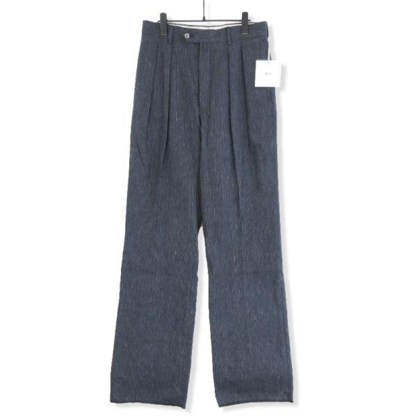 パンツ NEAT Lanificio Luigi Ricceri Wide-type1 NEAT Lanificio Luigi Ricceri Wide-type1 [NAVY] - Fresh