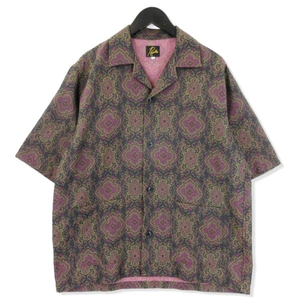 Needles 美品 ニードルズ 半袖 カバナシャツ MR096 CABANA SHIRT