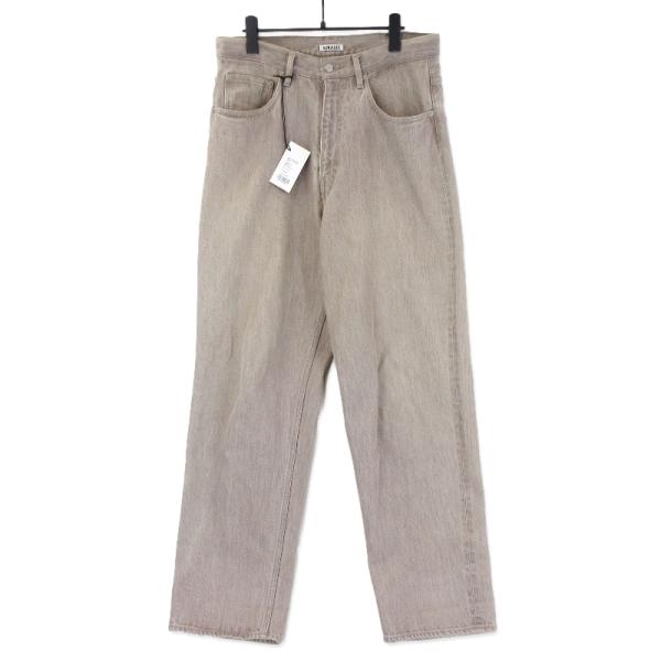 美品　オーラリー　パンツ AURALEE(オーラリー) 23SSHARD TWIST WOOL STRIPE SLACKS