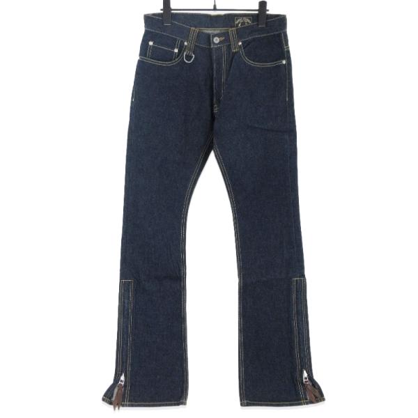 未使用 SKULL FLIGHT スカルフライト デニムパンツ SS PANTS type2