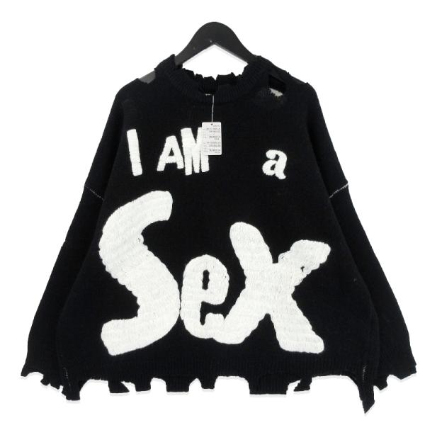 セントマイケル Saint Mxxxxxx ニット セーター S 未使用 SAINT Mxxxxxx × Sex Pistols セントマイケル SP_CREW KNT I AM