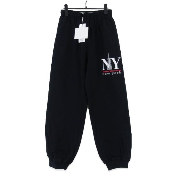 未使用 alexander wang アレキサンダーワン DENIM SWEATPANT WITH PUFF