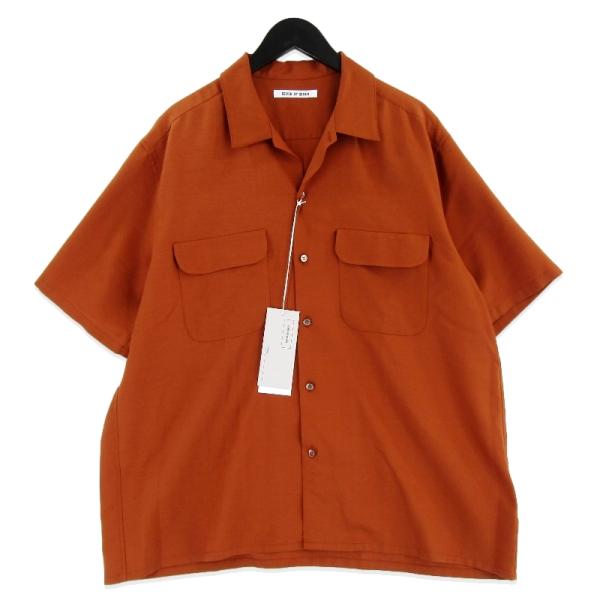 希少カラー　WOOYOUNGMI 長袖シャツ　バック金具　オレンジ　S 4.7オンス ドライシルキータッチ ロングスリーブ Tシャツ