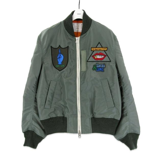 【海辺暮らし】sacai サカイ ボンバージャケット sacai 未使用 サカイ Gonz Nylon Twill Blouson 24-03524M
