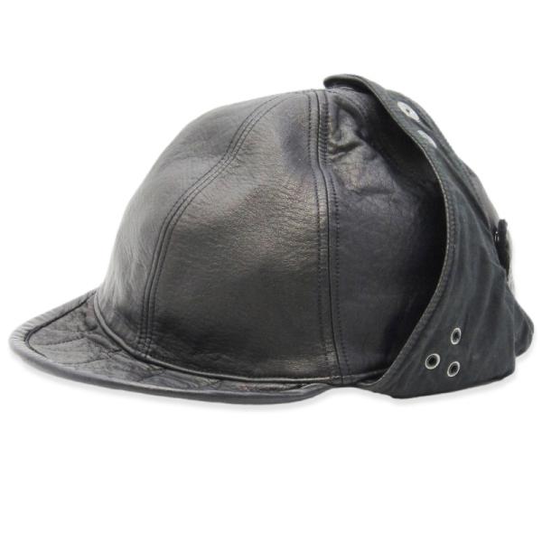 「Flight Cap / BLACK＆LEOPARD」フライトキャップ フライトキャップ アメリカ軍 実物 新品 米軍 USAF B-9B WINTER