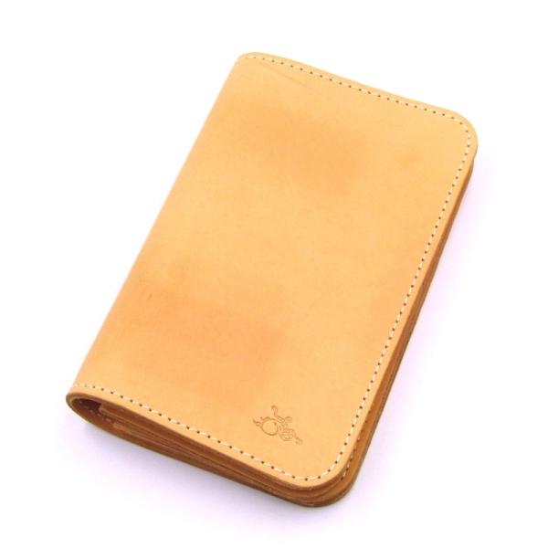 革蛸 良品 革蛸謹製 カワタコ 二つ折り財布 台形ミドルワレット