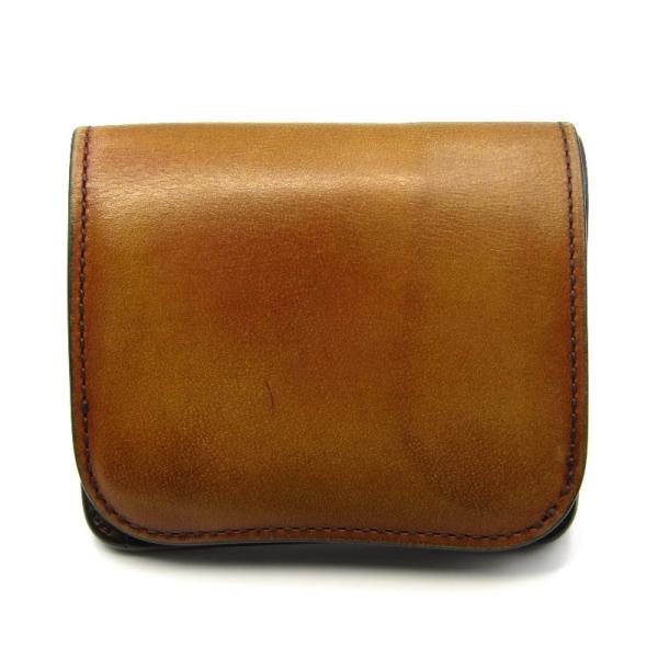 [美品]WILDSWANS小銭入れブラウン本革パーム WILDSWANS ワイルドスワンズ ミニ財布 ボカルー PALM パーム 内装