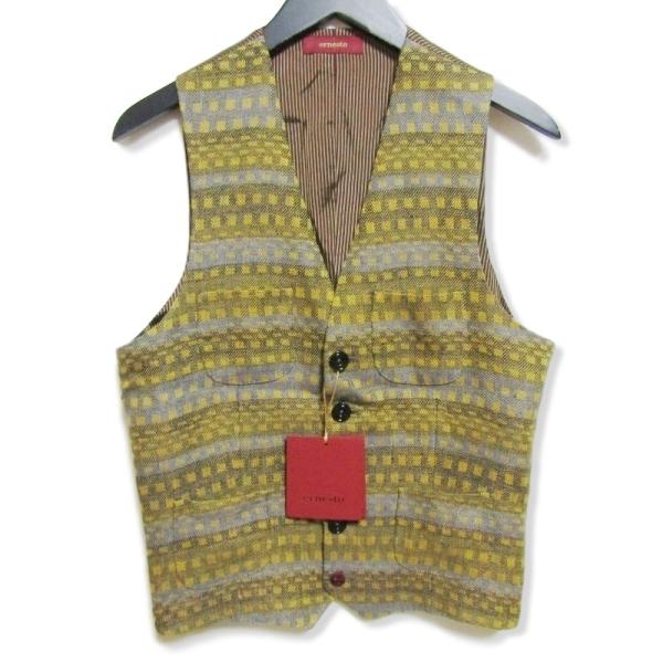 新品【ernesto エルネスト】 チェック柄ベスト ジレ 48(L) 新品【ernesto エルネスト】 チェック柄ベスト ジレ 48(L) 【公式通販】