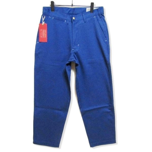 BONCOURA ボンクラ ワークパンツ イングリッシュツイル ブルー BONCOURA ボンクラ ワークパンツ イングリッシュツイル ブルー