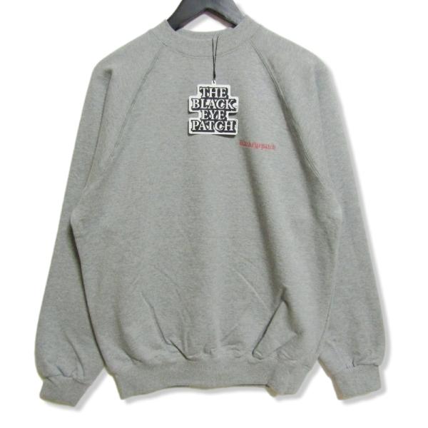 black eye patch  BLACKLETTER CREW SWEAT