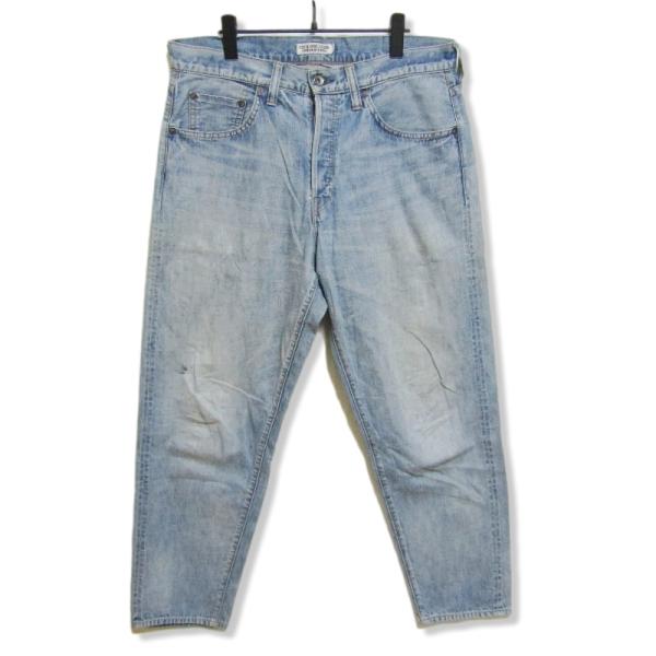 COOTIE クーティー デニムパンツ ボタンフライ USED加工 インディゴ M