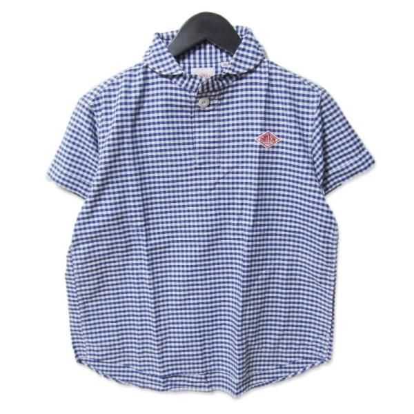 DANTON ダントン　半袖ギンガムチェックシャツ　36 Amazon.co.jp: [ダントン] DANTON ギンガムチェック ラウンド