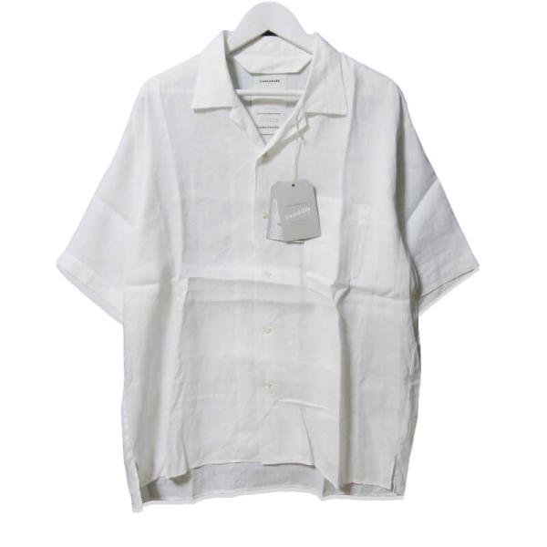 MARKAWARE マーカウェア　シャツ　ヘンプ　ファティーグ　2 MARKAWARE (マーカウェア) COMFORT FIT OPEN COLLAR SHIRT