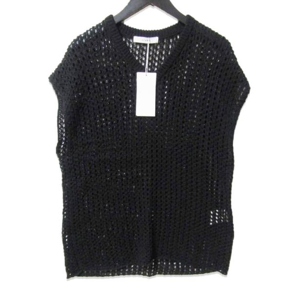 JieDa / 24SS/タグ付き/ニットベスト(薄手)/2/コットン/GRY/JIE-24S-KN03// 未使用 Jieda ジエダ メッシュ ニット ベスト Jie-24S-KN03 KNIT VEST