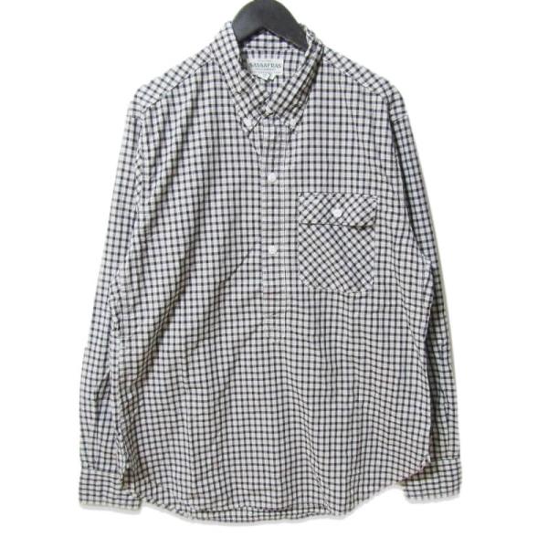 SASSAFRAS ササフラス 長袖チェックシャツ GREEN THUMB SHELL SHIRT