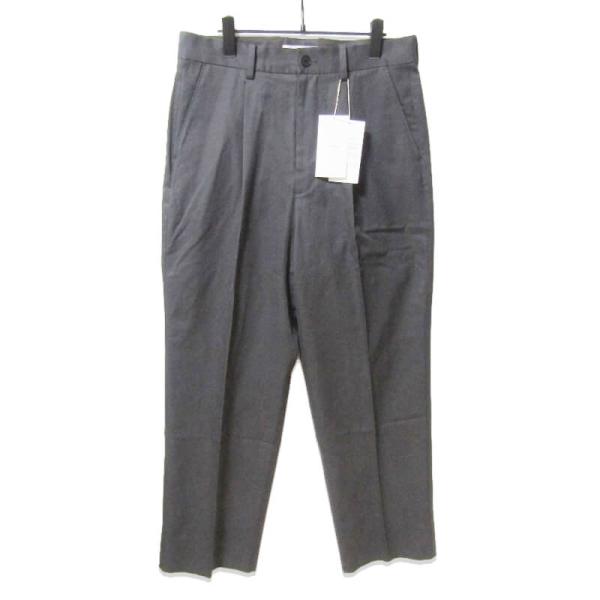 cornier シルク混ウールワイドスラックス cornier シルク混ウールワイドスラックス - メルカリ