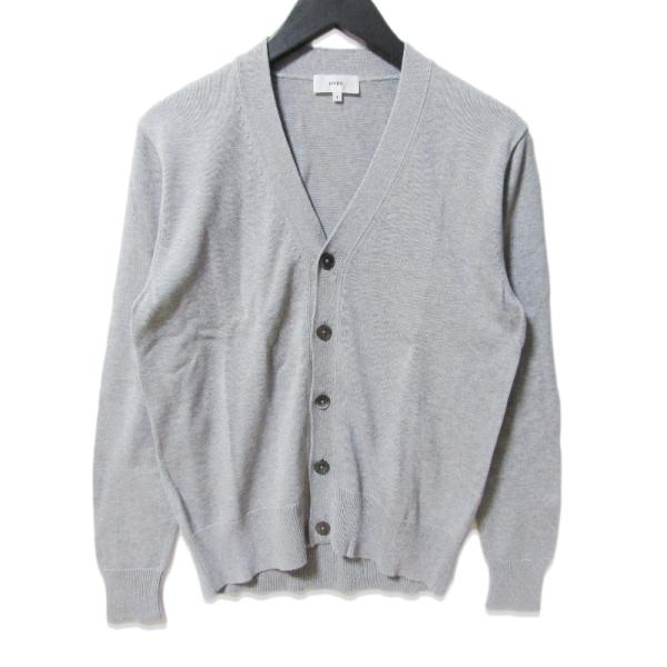 美品 HYKE ハイク カーディガン コットンニット SWEATER CARDIGAN V