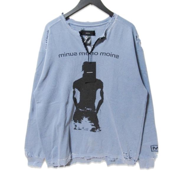 未使用 MINUS マイナス Bootleg Crew Sweat M-24F-BG003 With Repaired