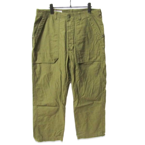 美品！SASSAFRAS カーゴパンツ M オリーブ SASSAFRAS ササフラス ベイカーパンツ FS Cultivar Pants