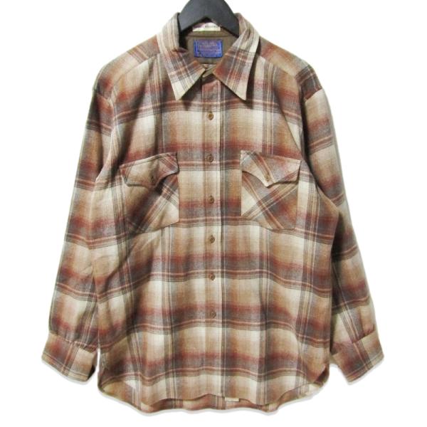 PENDLETON（ペンドルトン） 長袖チェックシャツ USA製 ウール