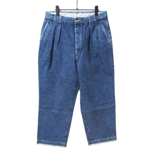 美品 Steven Alan スティーブンアラン ワイドデニムパンツ 8114-173