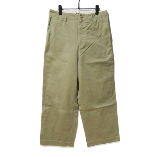 AURALEE オーラリー ワイドパンツ A7AP01CN WASHED FINX CHINO WIDE